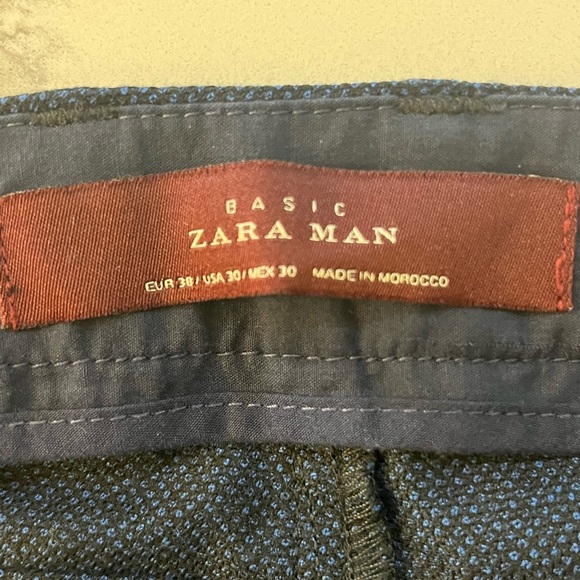 Zara Man Navy Pants 30 - Picture 6 of 6